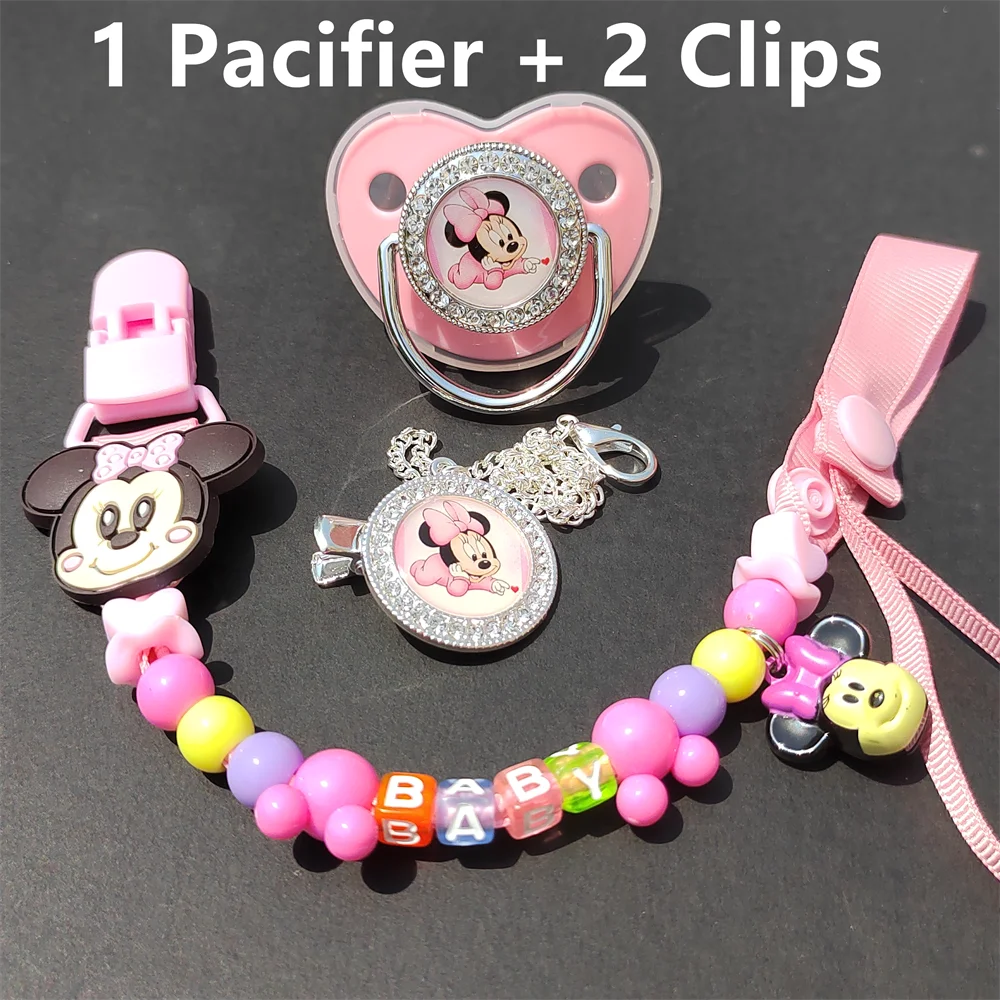 Disney New Pink Baby Pacifier Newborn Silicone Pacifier Shiny Baby Nipples BPA Free Baby Pacifier Dummy Baby Shower Gift 0-24M
Disney New Pink Baby Pacifier Newborn Silicone Pacifier Shiny Baby Nipples BPA Free Baby Pacifier Dummy Baby Shower Gift 0-24M