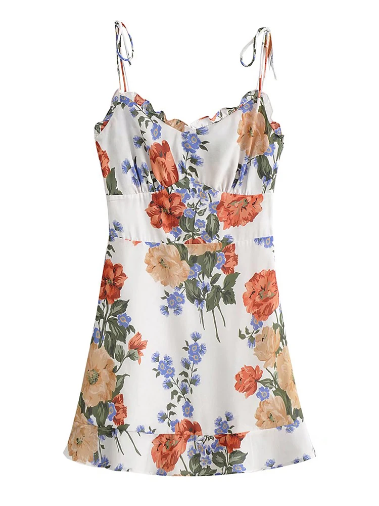 YENKYE Summer Women Vintage Floral Print Sling Short Dress Sexy Ladies Sleeveless A-line Mini Holiday Dress Sundress Vestido
YENKYE Summer Women Vintage Floral Print Sling Short Dress Sexy Ladies Sleeveless A-line Mini Holiday Dress Sundress Vestido
