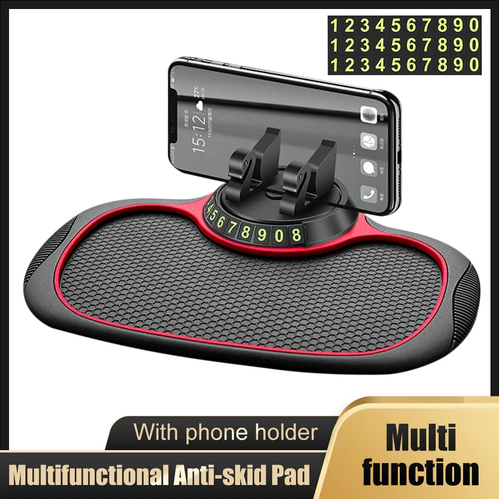 Non Slip Car Mat Multifunctional Anti-skid Pad GPS Holder Mobile Parking Number Card Phone Key Holder Car Dashboard Ornaments
Non Slip Car Mat Multifunctional Anti-skid Pad GPS Holder Mobile Parking Number Card Phone Key Holder Car Dashboard Ornaments