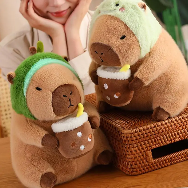 

Stuffed Capybara Cute Capybara Stuffed Animals Adorable Capybara Plush With Removable Head Cover Capybara Gifts For Adults Kids