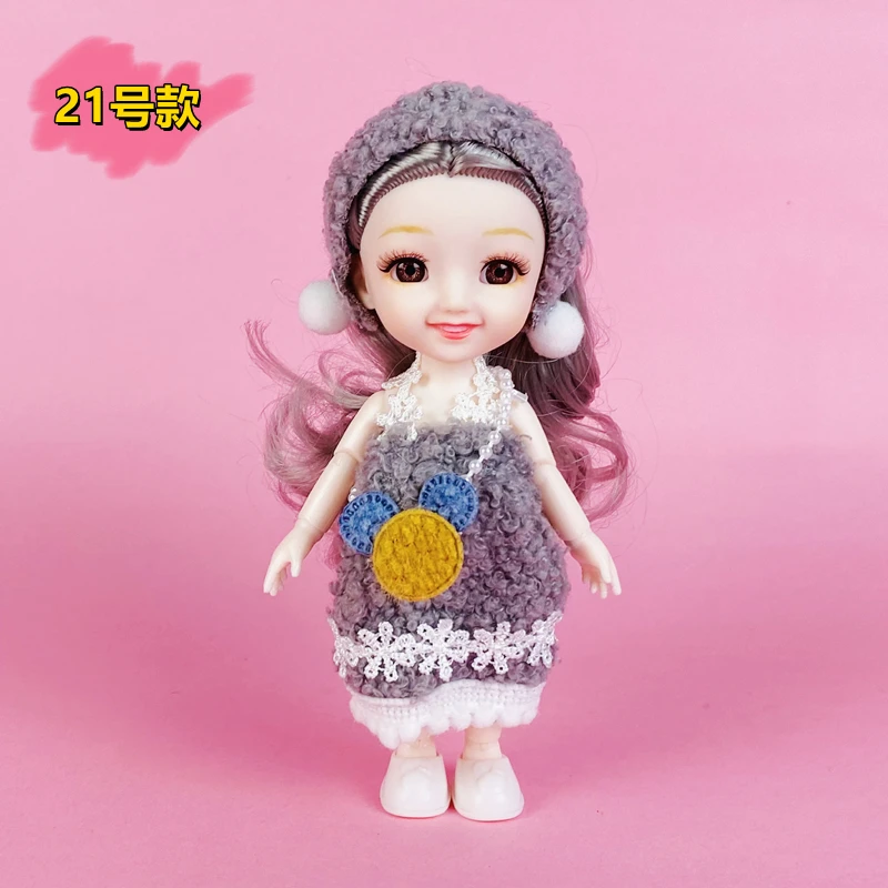 BJd кукла новая 16 см 13 подвижный шарнир девочка ребенок 3D большие глаза 1/12 Модная Кукла Красивая DIY игрушка кукла с одеждой одеваются подарок
BJd кукла новая 16 см 13 подвижный шарнир девочка ребенок 3D большие глаза 1/12 Модная Кукла Красивая DIY игрушка кукла с одеждой одеваются подарок