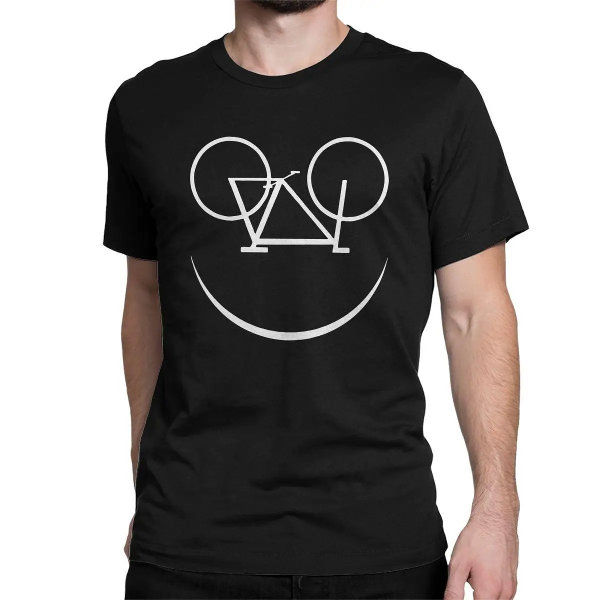 Men's T-Shirt Bicycle Smiley Bike Smile Cycling Vintage Pure Cotton Tee Shirt Short Sleeve T Shirts Crew Neck Clothing Summer
Men's T-Shirt Bicycle Smiley Bike Smile Cycling Vintage Pure Cotton Tee Shirt Short Sleeve T Shirts Crew Neck Clothing Summer