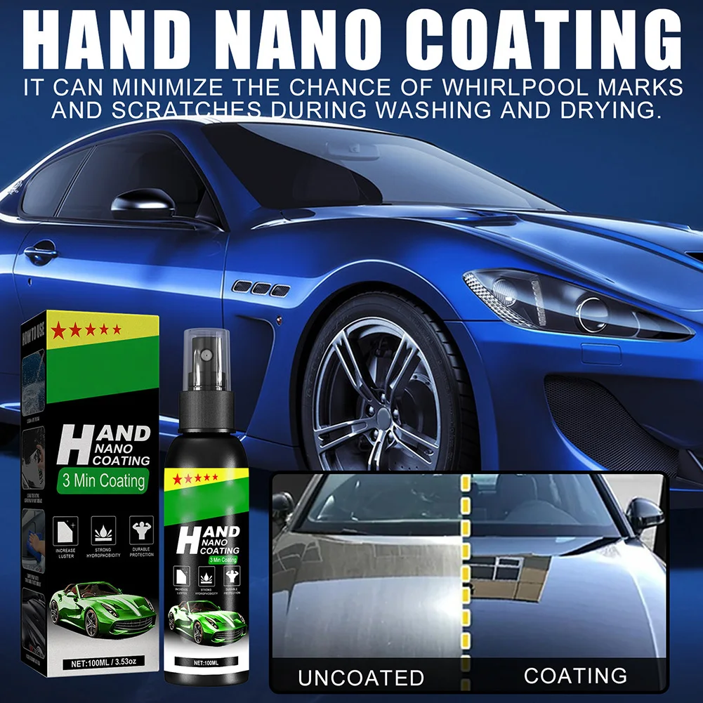 Car Coating Agent Heat Resistant Oxidation Protection Coating Spray Liquid Car Paint Finish Polishing Paint Care Kit Car Polish
Car Coating Agent Heat Resistant Oxidation Protection Coating Spray Liquid Car Paint Finish Polishing Paint Care Kit Car Polish