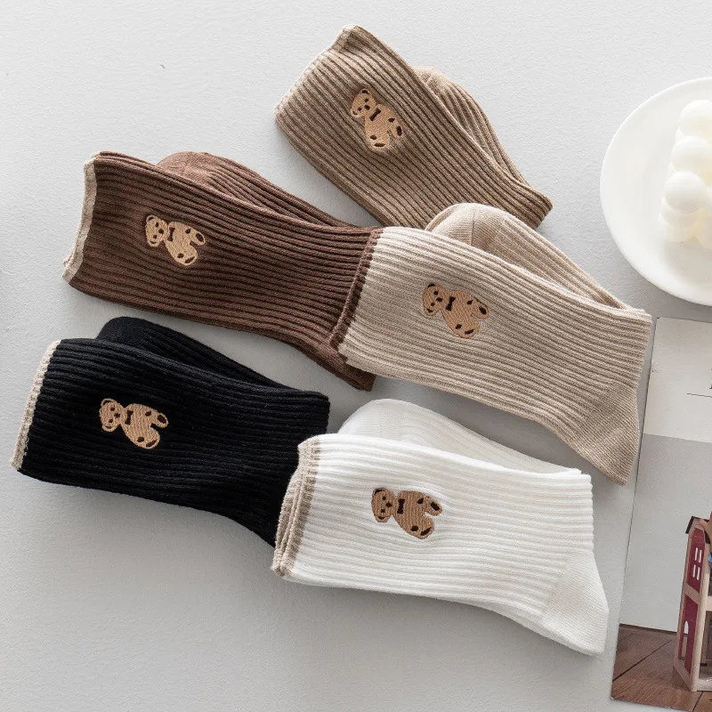 2023 Kawaii Socks Women's Socks Cartoon Bear Socks Embroidered Socks Autumn and Winter Fashion Medium Hose Ankle Socks
2023 Kawaii Socks Women's Socks Cartoon Bear Socks Embroidered Socks Autumn and Winter Fashion Medium Hose Ankle Socks