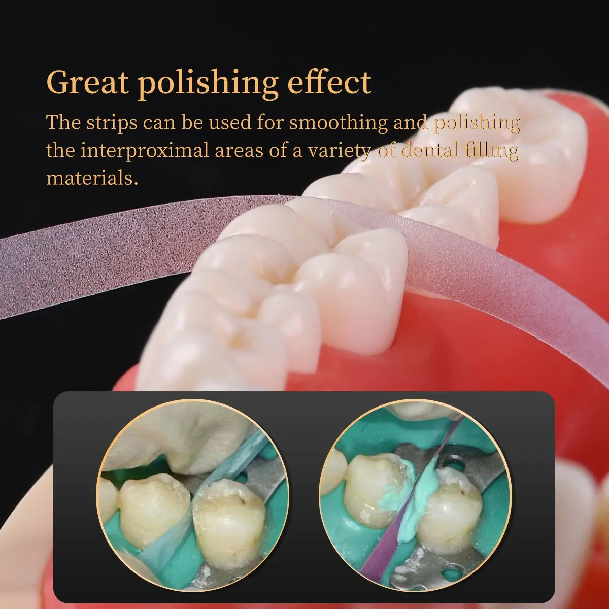 Portable Dental Polishing Strip Disposable Resin Teeth Grinding Tools High Quality Tooth Enamel Reduction Tool
Portable Dental Polishing Strip Disposable Resin Teeth Grinding Tools High Quality Tooth Enamel Reduction Tool