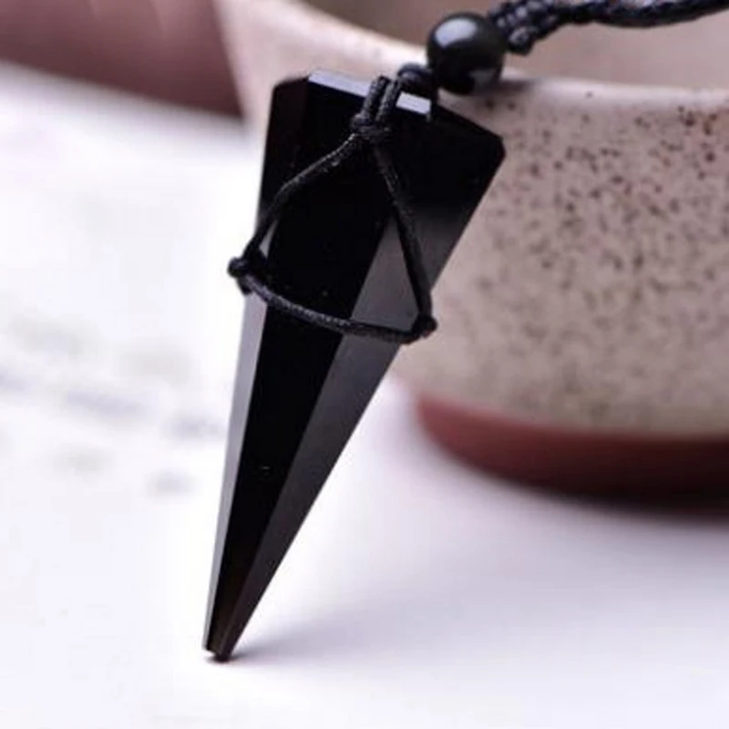 Black Obsidian Natural Stone Pendants Starry Sky Spirit Pendulum Pendant Necklace Safe Lucky For Women Men Fashion Jewelry
Black Obsidian Natural Stone Pendants Starry Sky Spirit Pendulum Pendant Necklace Safe Lucky For Women Men Fashion Jewelry