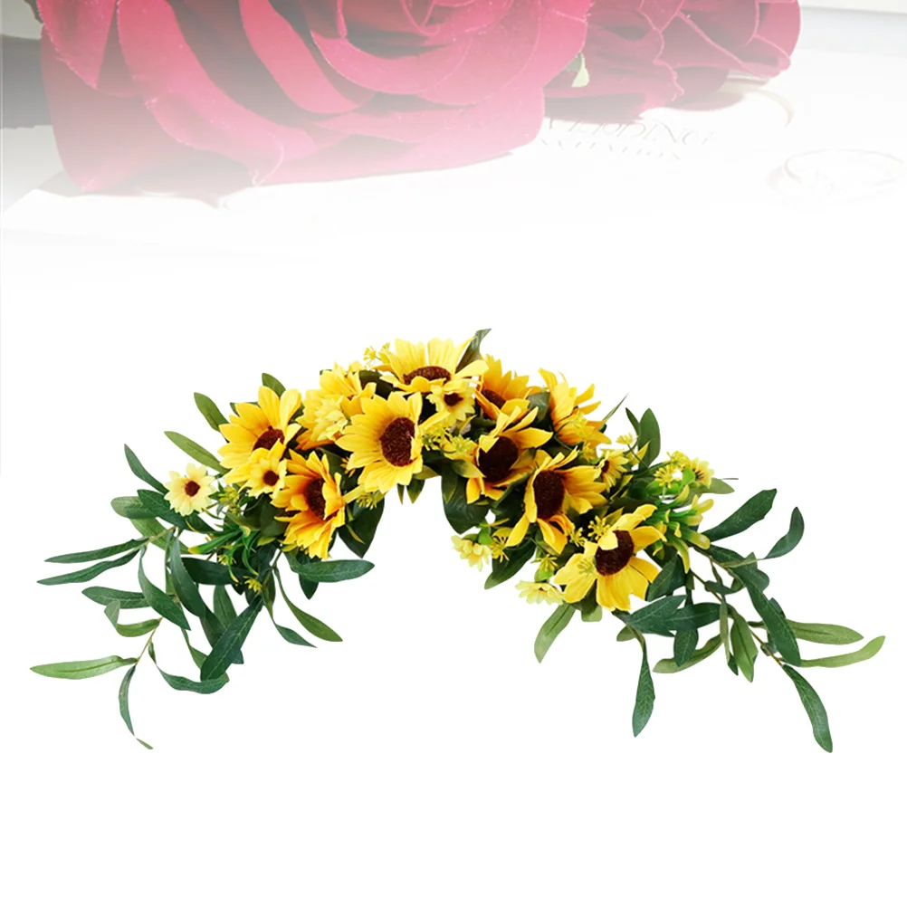 Artificial Flower Wreath Sunflower Hanging Wreath for Wedding Wall Window Door Decoration
Artificial Flower Wreath Sunflower Hanging Wreath for Wedding Wall Window Door Decoration