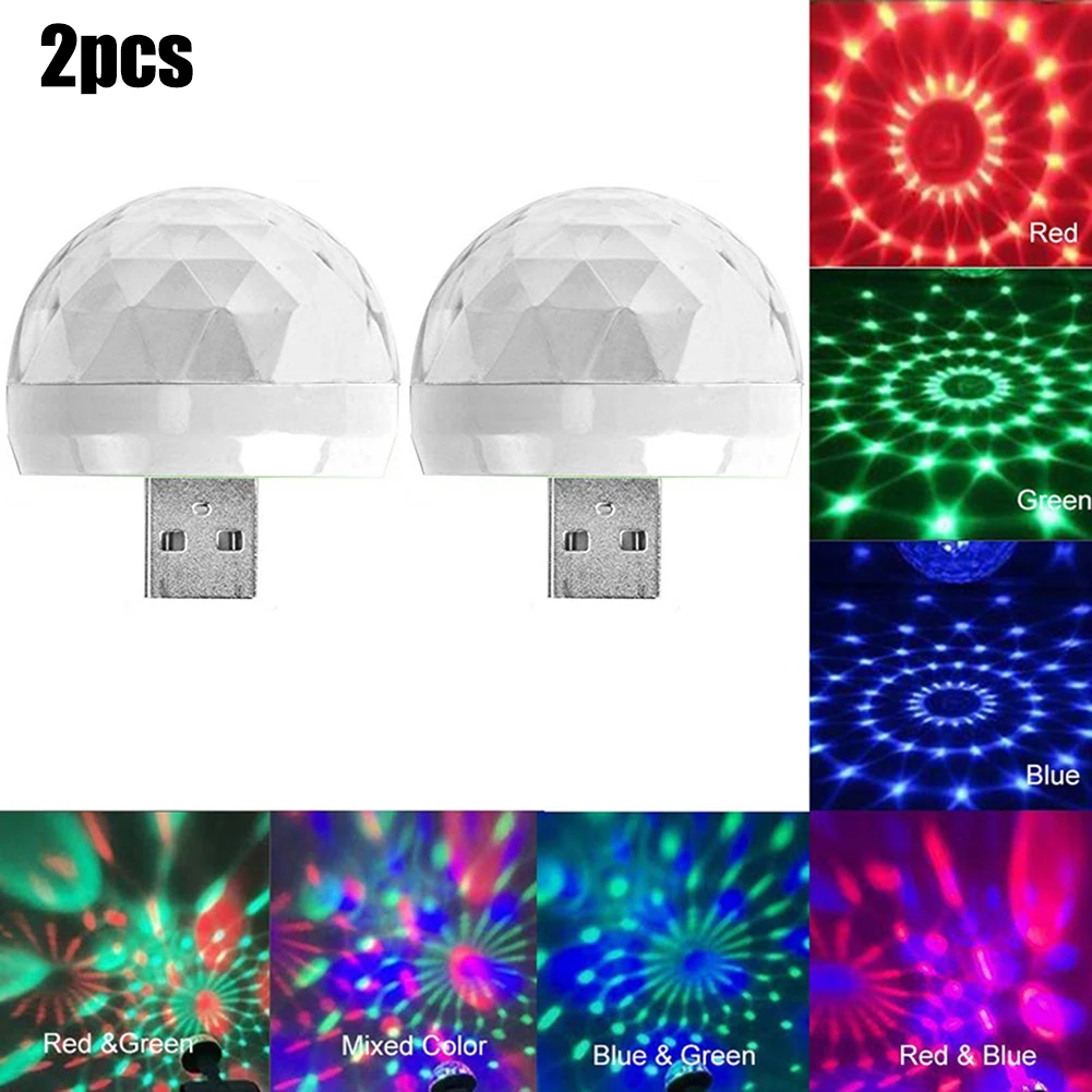 2pcs Car Interior Mini USB LED RGB Lamp Crystal Rotating Voice Controlled Light Colorful Atmosphere Lights
2pcs Car Interior Mini USB LED RGB Lamp Crystal Rotating Voice Controlled Light Colorful Atmosphere Lights
