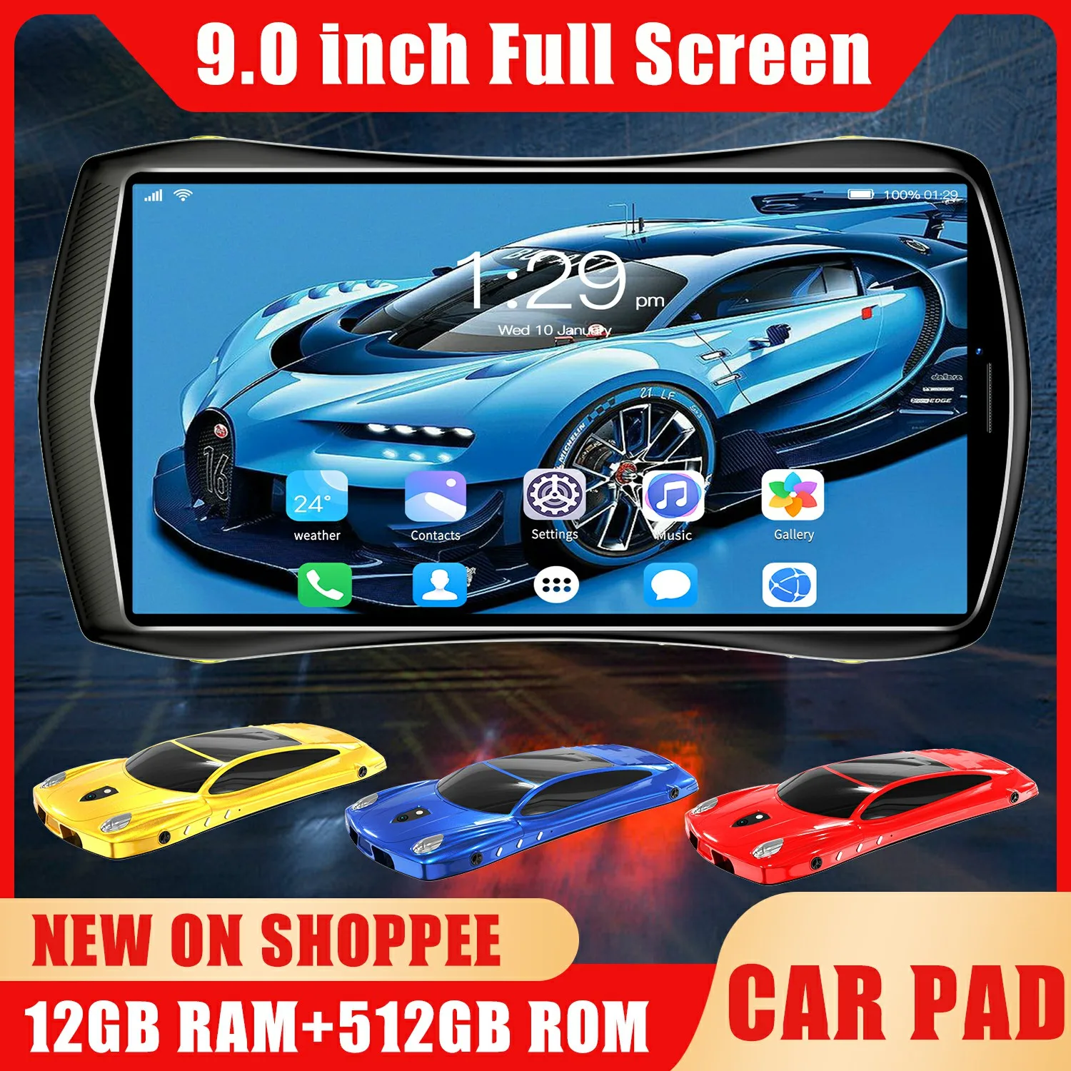 F10 Global Version Tablet PC 9Inch Google Play Android 10 Dual SIM Qualcomm 870 Deca Core WIFI 12GB 512GB Laptop Face ID Pad
F10 Global Version Tablet PC 9Inch Google Play Android 10 Dual SIM Qualcomm 870 Deca Core WIFI 12GB 512GB Laptop Face ID Pad