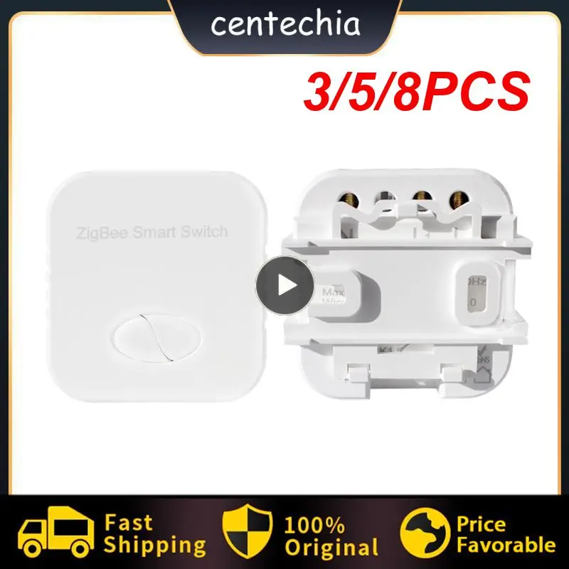 3/5/8PCS 1 Gang Tuya Zigbee 3.0 Smart Switch Hands-free Smart Switch Relay Module 110v- 240v/ac Smart Switch Remote Control
3/5/8PCS 1 Gang Tuya Zigbee 3.0 Smart Switch Hands-free Smart Switch Relay Module 110v- 240v/ac Smart Switch Remote Control