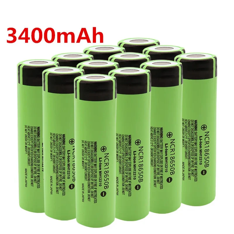 100% New 18650 34B Rechargeable Lithium Battery for Flashlight USB Charger Original New NCR18650B 3.7V 3400mAh+free Shipping
100% New 18650 34B Rechargeable Lithium Battery for Flashlight USB Charger Original New NCR18650B 3.7V 3400mAh+free Shipping