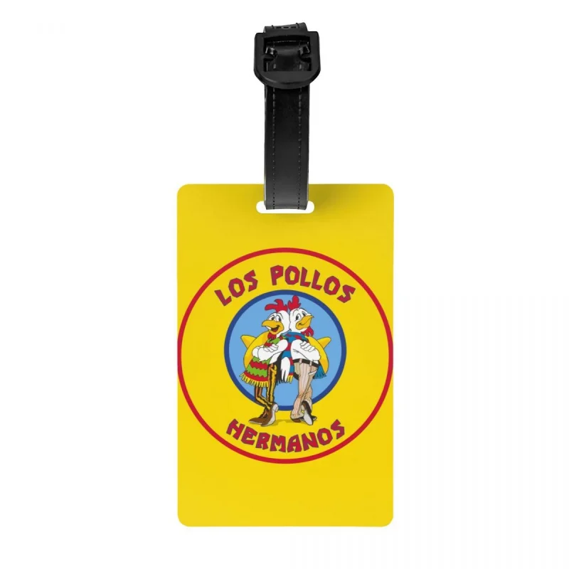 Багажная бирка с именной карточкой во все тяжкие Los Pollos Hermanos, Обложка с личной идентификационной этикеткой для путешествий, сумки, чемоданов
Багажная бирка с именной карточкой во все тяжкие Los Pollos Hermanos, Обложка с личной идентификационной этикеткой для путешествий, сумки, чемоданов