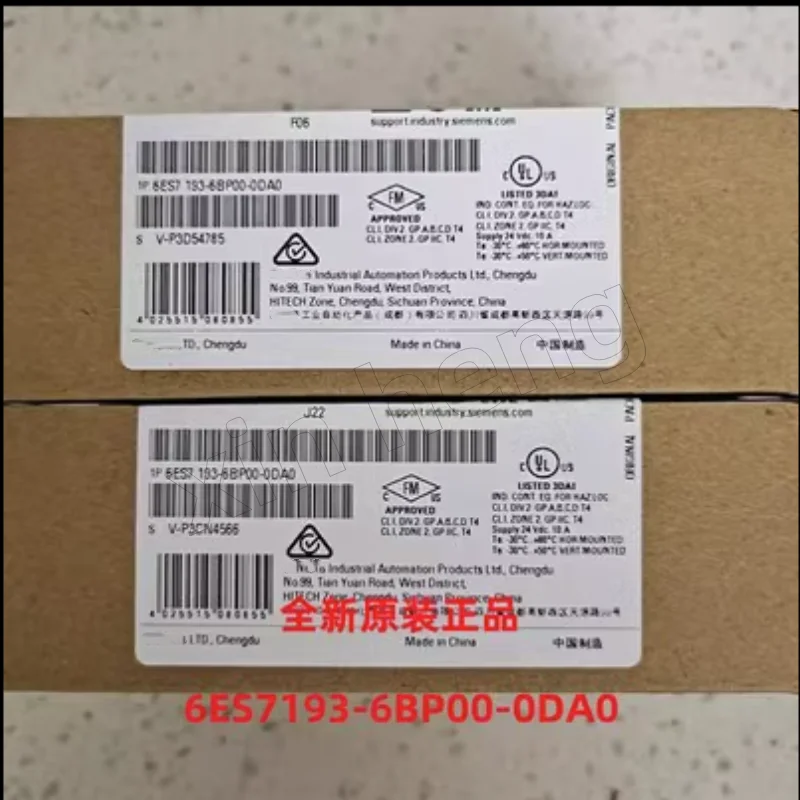 Brand New Original 6ES7193-6BP00-0DA0 6GK7277-1AA10-0AA0 6GK5008-0BA10-1AB2 6GK1901-1BB10-2AE0 , Fast Shipping
Brand New Original 6ES7193-6BP00-0DA0 6GK7277-1AA10-0AA0 6GK5008-0BA10-1AB2 6GK1901-1BB10-2AE0 , Fast Shipping