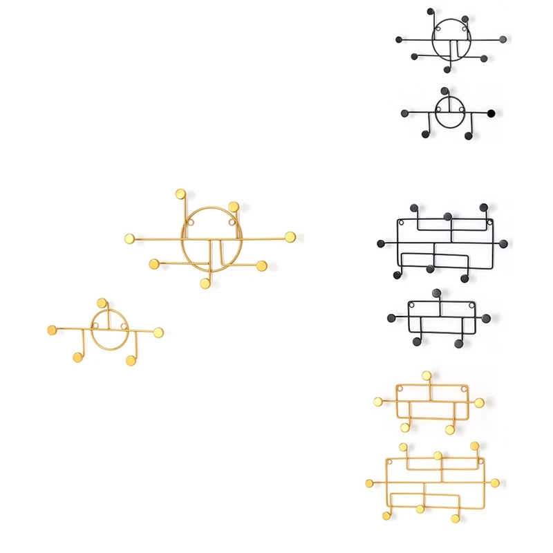 Nordic Style Geometry Wall Decoration Hanging Hook Clothes Hat Key Metal Wall Storage Hanger For Home
Nordic Style Geometry Wall Decoration Hanging Hook Clothes Hat Key Metal Wall Storage Hanger For Home