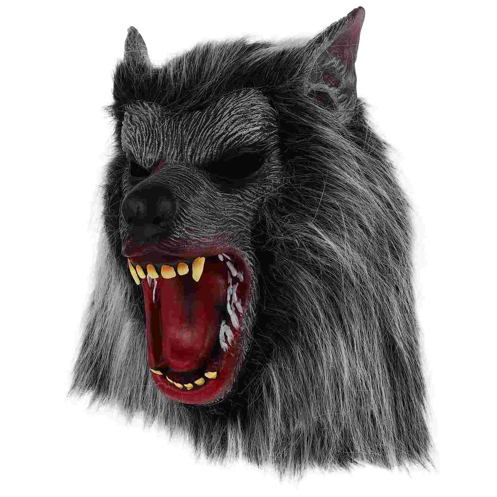 Movable Mouth Wolf Mask Plush Faux Fur Animal Mask Halloween Scary Dress Up Masks Halloween Masquerade Ball Party Cosplay
Movable Mouth Wolf Mask Plush Faux Fur Animal Mask Halloween Scary Dress Up Masks Halloween Masquerade Ball Party Cosplay