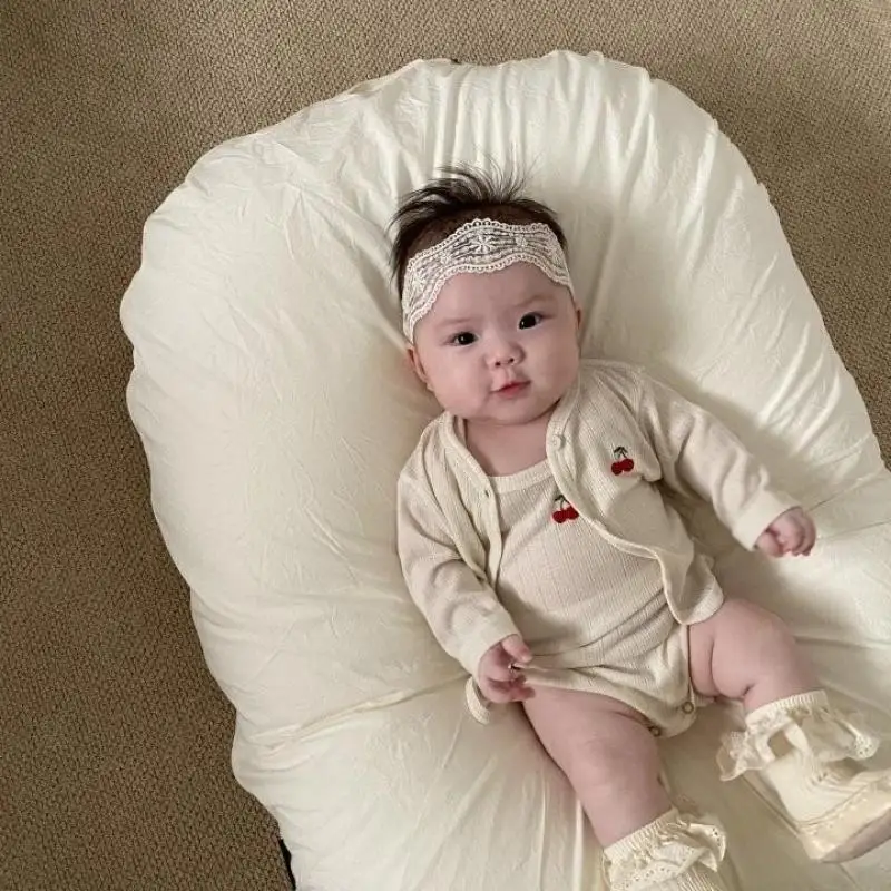 2022 Summer New Baby Sleeveless Vest Bodysuit + Cotton Cardigan 2pcs Set Infant Girl Cute Cherry Jumpsuit Clothes Baby Outfits
2022 Summer New Baby Sleeveless Vest Bodysuit + Cotton Cardigan 2pcs Set Infant Girl Cute Cherry Jumpsuit Clothes Baby Outfits