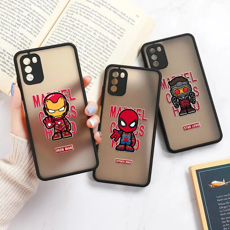 Marvel Ironman Spider-Man Avengers Mi 11 Lite 5G NE Case For Xiaomi 11 12 Pro 10s 9 10 Lite Poco X3 NFC M3 M4 X4 Pro Matte Funda
Marvel Ironman Spider-Man Avengers Mi 11 Lite 5G NE Case For Xiaomi 11 12 Pro 10s 9 10 Lite Poco X3 NFC M3 M4 X4 Pro Matte Funda