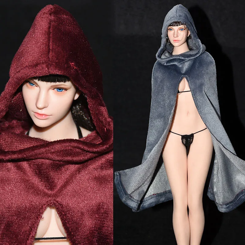 1/6 Scale Female colorful Velvet Hooded Cloak Posed Clothes for 12inches Action Figure PHicen TBL HT S43 S07 Doll Collection
1/6 Scale Female colorful Velvet Hooded Cloak Posed Clothes for 12inches Action Figure PHicen TBL HT S43 S07 Doll Collection