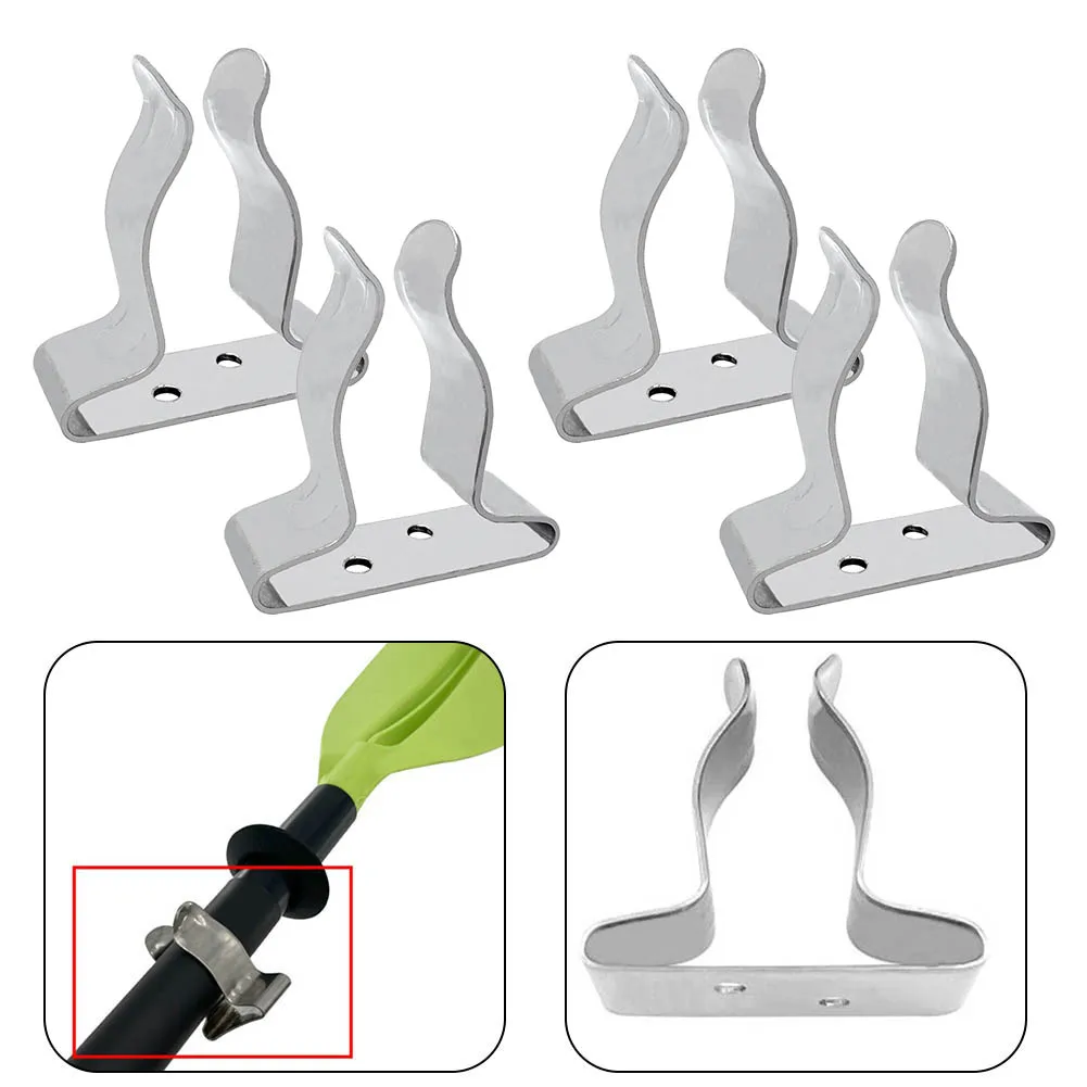 4PCS 304 Stainless Steel Boat Hook Holder Clips Marine Paddle Hook Clips Clamp Bracket Fixture Large Paddle Hook Clips
4PCS 304 Stainless Steel Boat Hook Holder Clips Marine Paddle Hook Clips Clamp Bracket Fixture Large Paddle Hook Clips