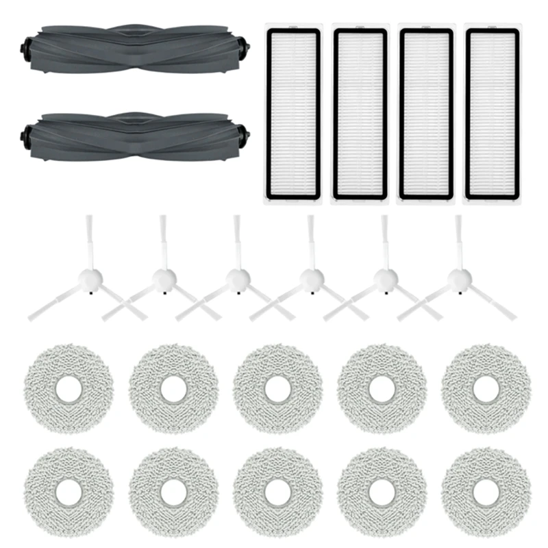 Replacement Main Side Brush Hepa Filter Mop Cloth For Dreame Bot L10S Ultra/ S20 / S10 Pro / B101CN Robot Vacuum Cleaner Parts
Replacement Main Side Brush Hepa Filter Mop Cloth For Dreame Bot L10S Ultra/ S20 / S10 Pro / B101CN Robot Vacuum Cleaner Parts