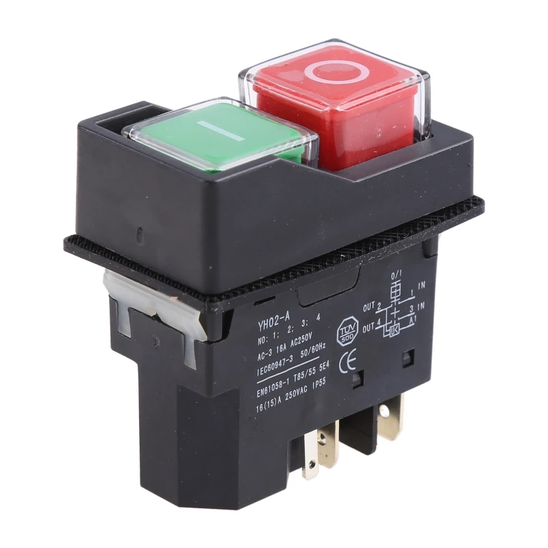 IP55 YH02-A AC 220V Waterproof Magnetic Switch Explosion-proof Pushbutton Switches For Under Voltage And Overload For Protection
IP55 YH02-A AC 220V Waterproof Magnetic Switch Explosion-proof Pushbutton Switches For Under Voltage And Overload For Protection
