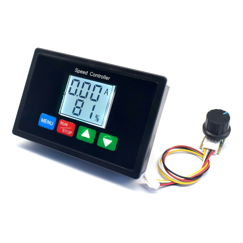 20A 10-55V DC Motor Controller Speed Multifunctional Programmable Motor Governor LCD Display with Alarm Function Volt Ammeter
20A 10-55V DC Motor Controller Speed Multifunctional Programmable Motor Governor LCD Display with Alarm Function Volt Ammeter