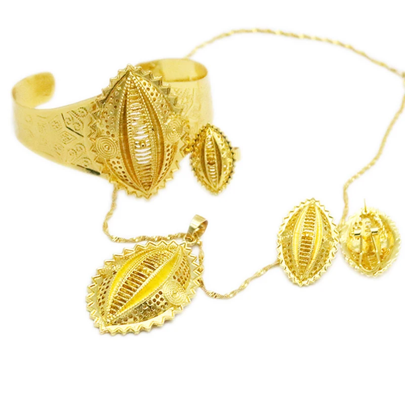 Ethiopian Gold Traditional Jewelry Set Eye Necklace Earrings Bracelet Ring Male Eritrean Set Female Habsha Wedding Best Gift
Ethiopian Gold Traditional Jewelry Set Eye Necklace Earrings Bracelet Ring Male Eritrean Set Female Habsha Wedding Best Gift
