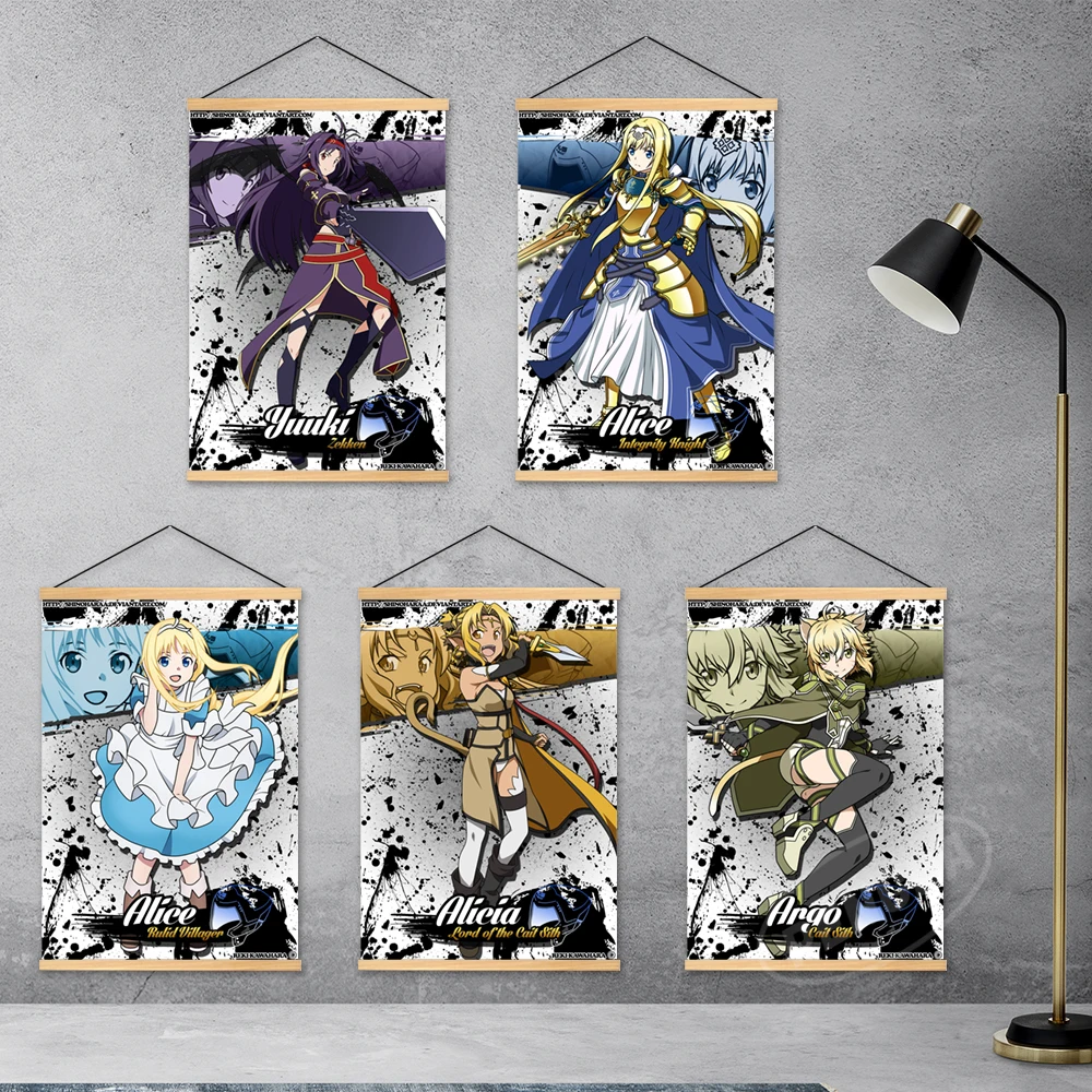 Canvas Anime Modular Wooden Hanging Yuuki Asuna Paintings Home Wall Artwork Posters Pictures Sword Art Online Prints Room Decor
Canvas Anime Modular Wooden Hanging Yuuki Asuna Paintings Home Wall Artwork Posters Pictures Sword Art Online Prints Room Decor