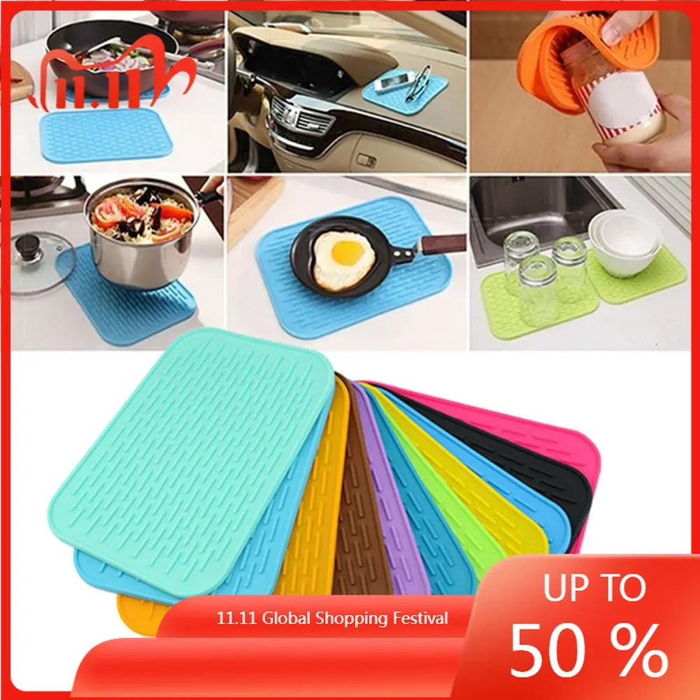 1PCS Kitchen Silicone Heat Resistant Table Mat Non-slip Pot Pan Holder Pad Cushion Protect Table Tool Heat Resistant Table
1PCS Kitchen Silicone Heat Resistant Table Mat Non-slip Pot Pan Holder Pad Cushion Protect Table Tool Heat Resistant Table