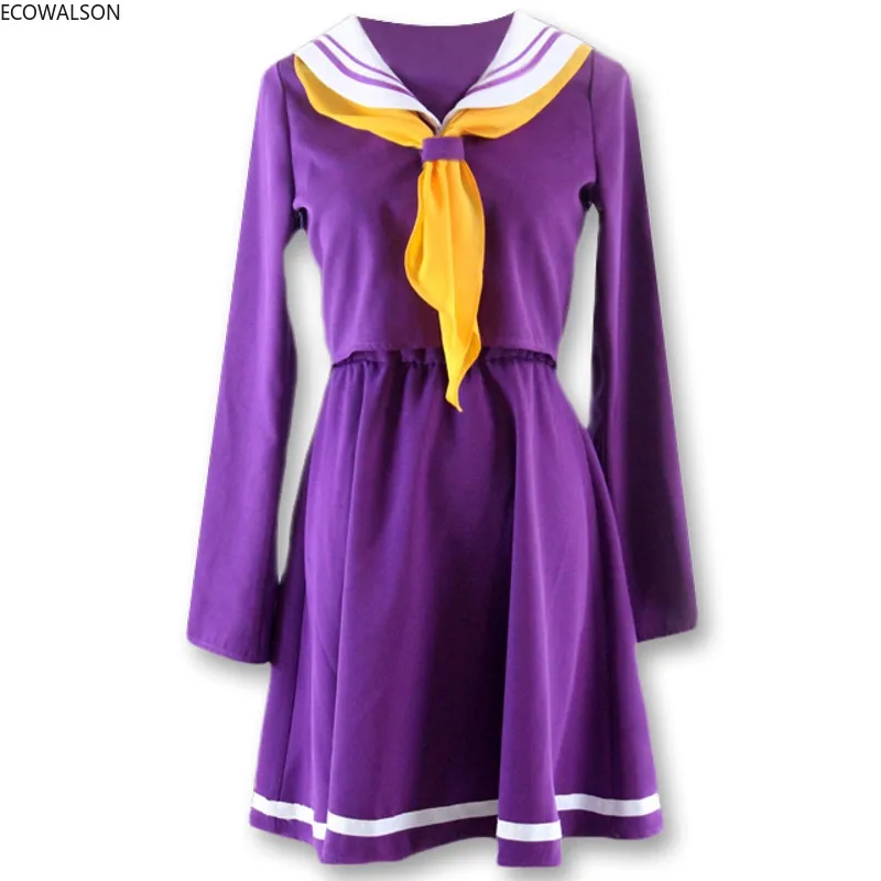 No game no life cosplay Shiro costume halloween women clothes carival dress wigs sailor suit Japanese school uniform
No game no life cosplay Shiro costume halloween women clothes carival dress wigs sailor suit Japanese school uniform