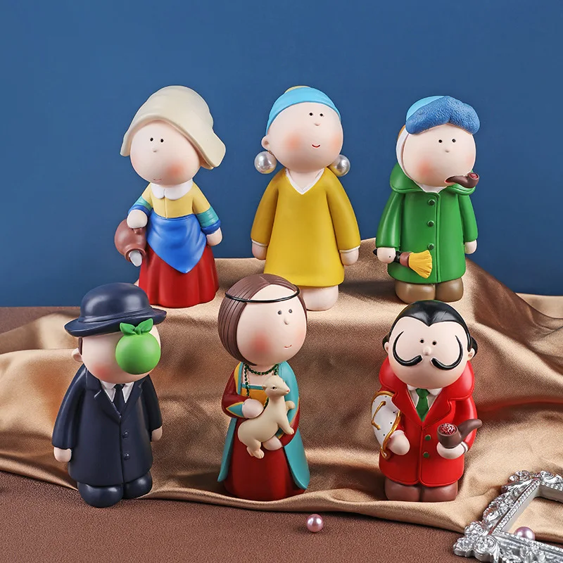 Creative Artist Figurine Cute Cartoon Characters Miniatures Home Living Room Desktop Decoration Car Decor
Creative Artist Figurine Cute Cartoon Characters Miniatures Home Living Room Desktop Decoration Car Decor
