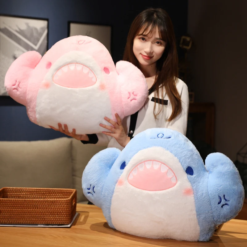 40-60cm Cartoon Muscle Shark Plush Toy Soft Stuffed Sea Animal Pillow Kawaii Muscular Shark Dolphin Whale Doll Gift for Kids
40-60cm Cartoon Muscle Shark Plush Toy Soft Stuffed Sea Animal Pillow Kawaii Muscular Shark Dolphin Whale Doll Gift for Kids
