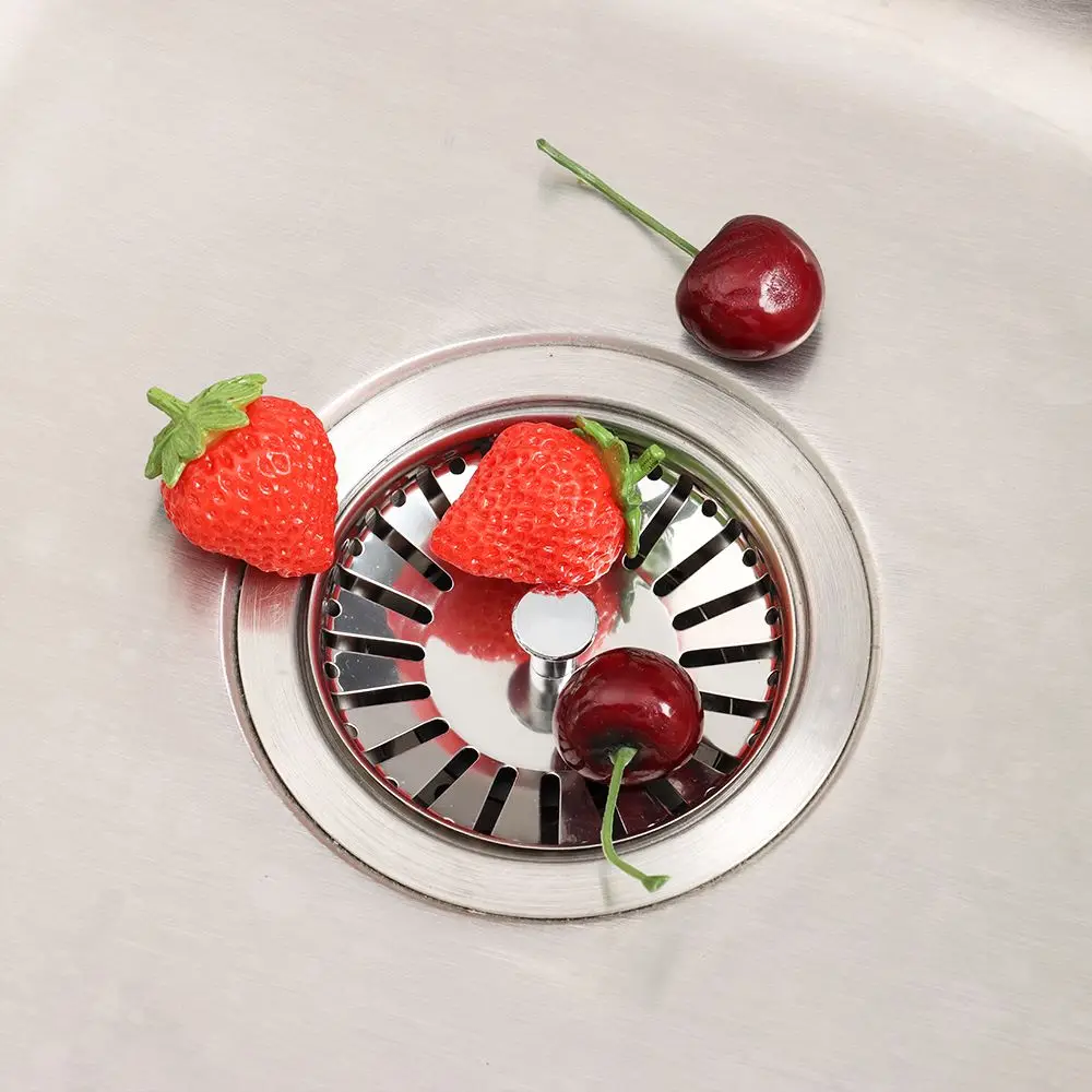 304 Stainless Steel Kitchen Tools 79mm Dish basin cover Water Stopper Filter Plug Sink Strainer Basket Drainer
304 Stainless Steel Kitchen Tools 79mm Dish basin cover Water Stopper Filter Plug Sink Strainer Basket Drainer