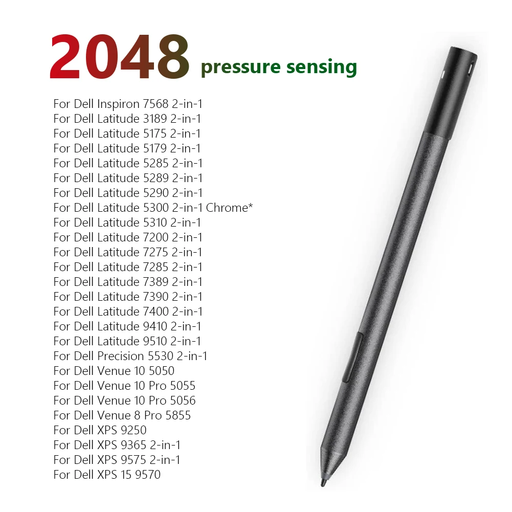 Pressure Sensitive Tablet Touch Screen Drawing Writing Pen Bluetooth-compatible Wireless Active Stylus Pencil for Dell Latitude
Pressure Sensitive Tablet Touch Screen Drawing Writing Pen Bluetooth-compatible Wireless Active Stylus Pencil for Dell Latitude