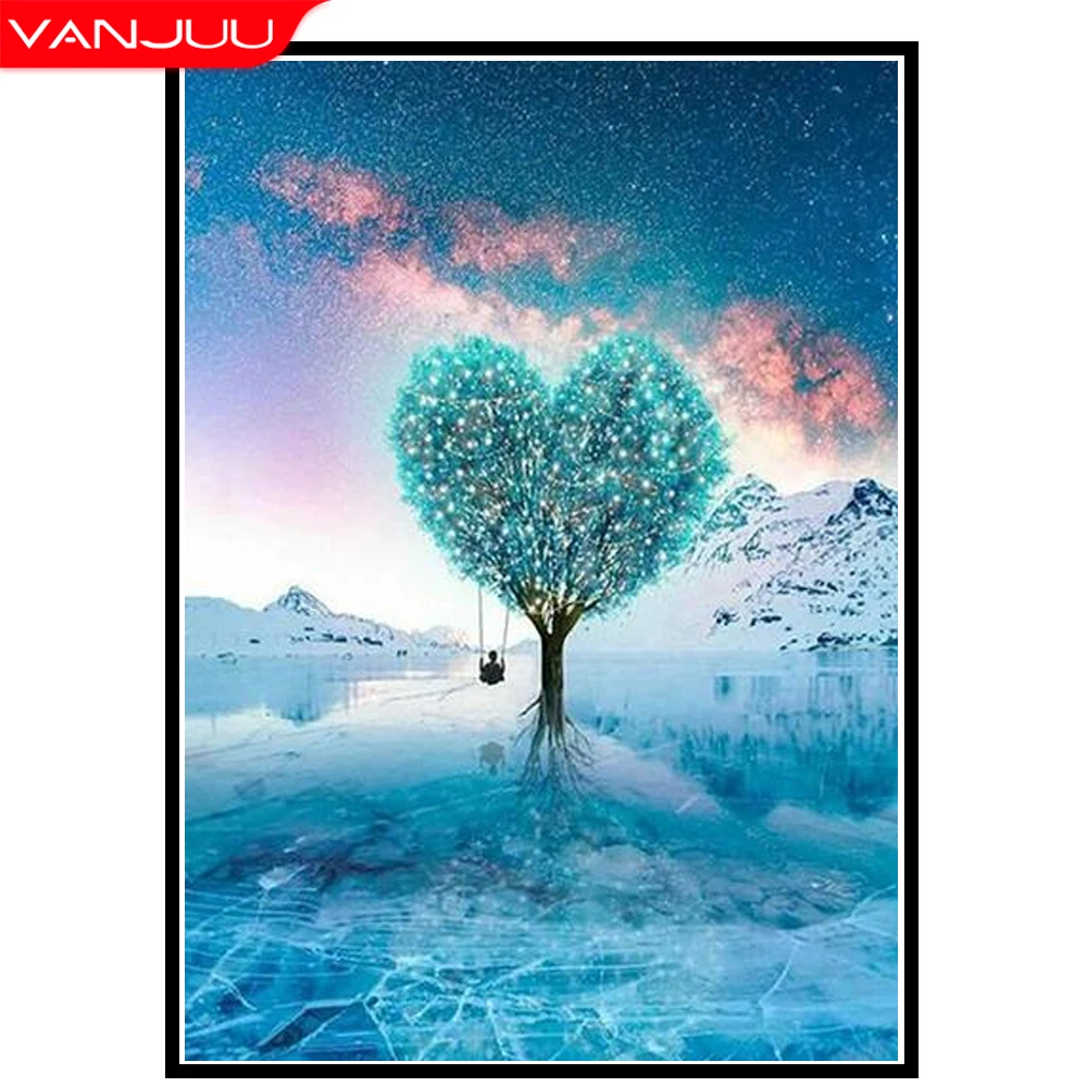 Diamond Painting 5D DIY Landscape Diamond Mosaic Blue Heart Rhinestone Embroidery Full Round Drill Cross Stitch Home Decor
Diamond Painting 5D DIY Landscape Diamond Mosaic Blue Heart Rhinestone Embroidery Full Round Drill Cross Stitch Home Decor