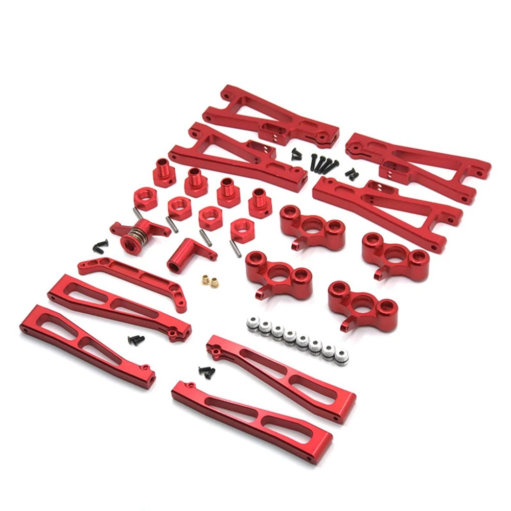 Metal Upgrade Parts Kit Steering Knuckles Suspension Arm for JLB Racing CHEETAH 11101 21101 J3 Speed 1/10 RC Car,1
Metal Upgrade Parts Kit Steering Knuckles Suspension Arm for JLB Racing CHEETAH 11101 21101 J3 Speed 1/10 RC Car,1