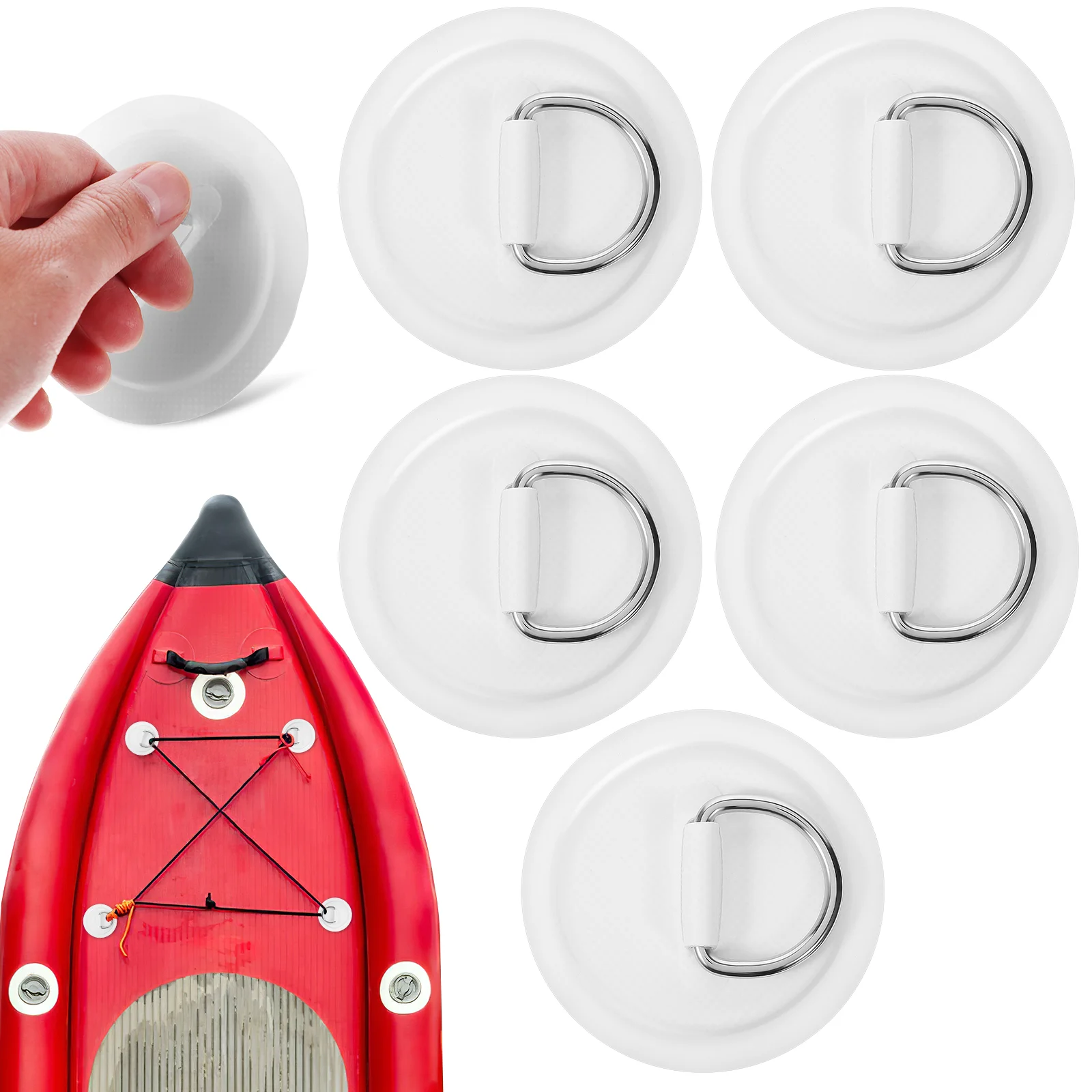 D Ring Pad Kayak Inflatable Boat Patch Paddle Board Surfboard Mounting Hooks Paddleboard Accessories
D Ring Pad Kayak Inflatable Boat Patch Paddle Board Surfboard Mounting Hooks Paddleboard Accessories