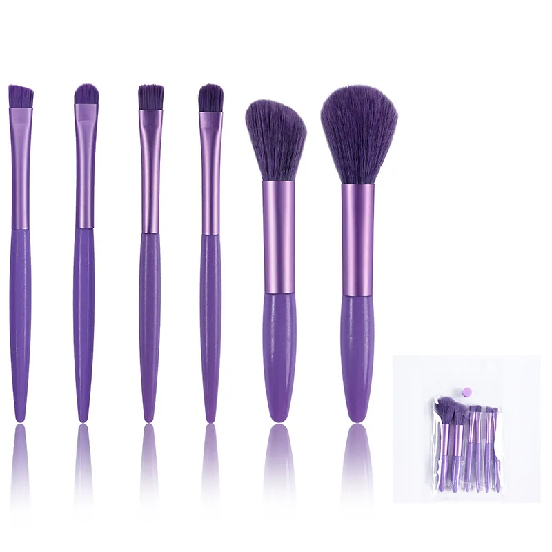 6pcs\set Makeup Brush Set Blusher Eyeshadow Brush Loose Powder Foundation Brushes Portable Cosmetics Applicators Makeup Tool 
6pcs\set Makeup Brush Set Blusher Eyeshadow Brush Loose Powder Foundation Brushes Portable Cosmetics Applicators Makeup Tool