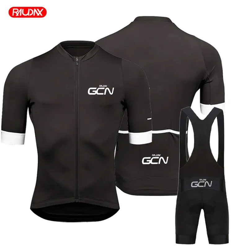 

Комплект велосипедных футболок 2023 Raudax Gcn, летняя одежда для велоспорта с коротким рукавом, одежда для горного велосипеда, одежда для езды на горном велосипеде, мужские футболки