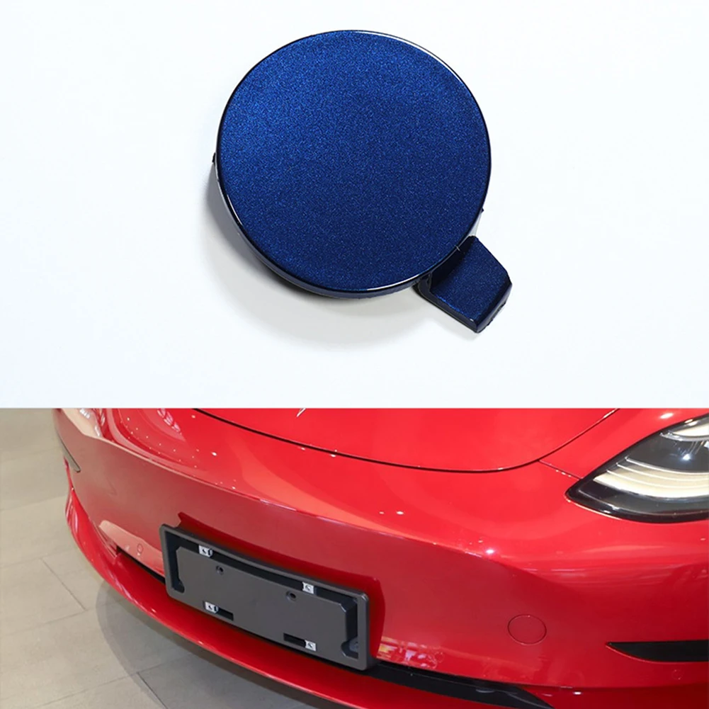 For Tesla Model 3 2017-2021 Front Bumper Tow Trailer Eye Cap Tow Hook Cover 10.3*7.3CM Black, White, Grey, Red, Blue Car Accesso
For Tesla Model 3 2017-2021 Front Bumper Tow Trailer Eye Cap Tow Hook Cover 10.3*7.3CM Black, White, Grey, Red, Blue Car Accesso