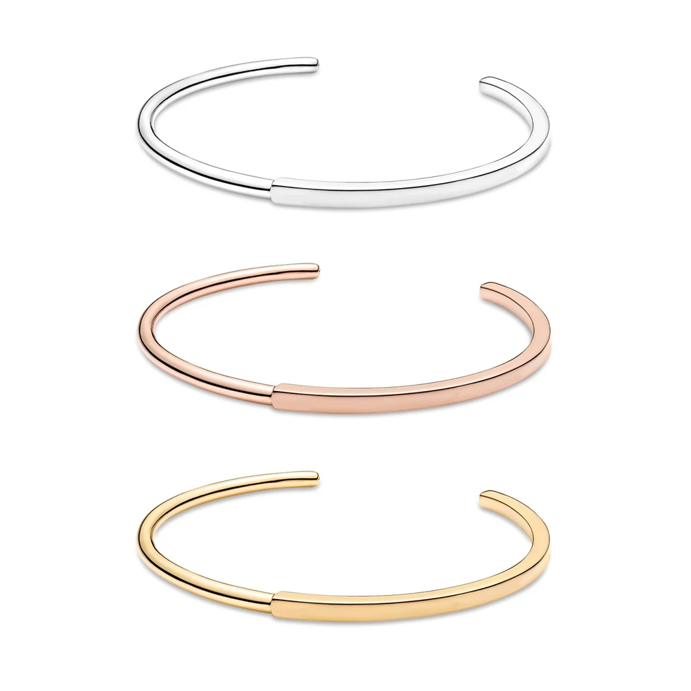 2021 New 100% 925 Sterling Silver pan Signature I-D Bangle Fit Party Women Fashion DIY Bracelet Jewelry
2021 New 100% 925 Sterling Silver pan Signature I-D Bangle Fit Party Women Fashion DIY Bracelet Jewelry