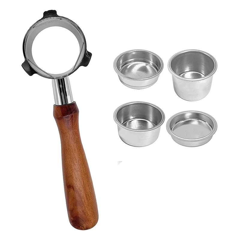 51Mm Bottomless Portafilter Compatible With De'longhi La Specialista Coffee Espresso Machine EC9335M 
51Mm Bottomless Portafilter Compatible With De'longhi La Specialista Coffee Espresso Machine EC9335M