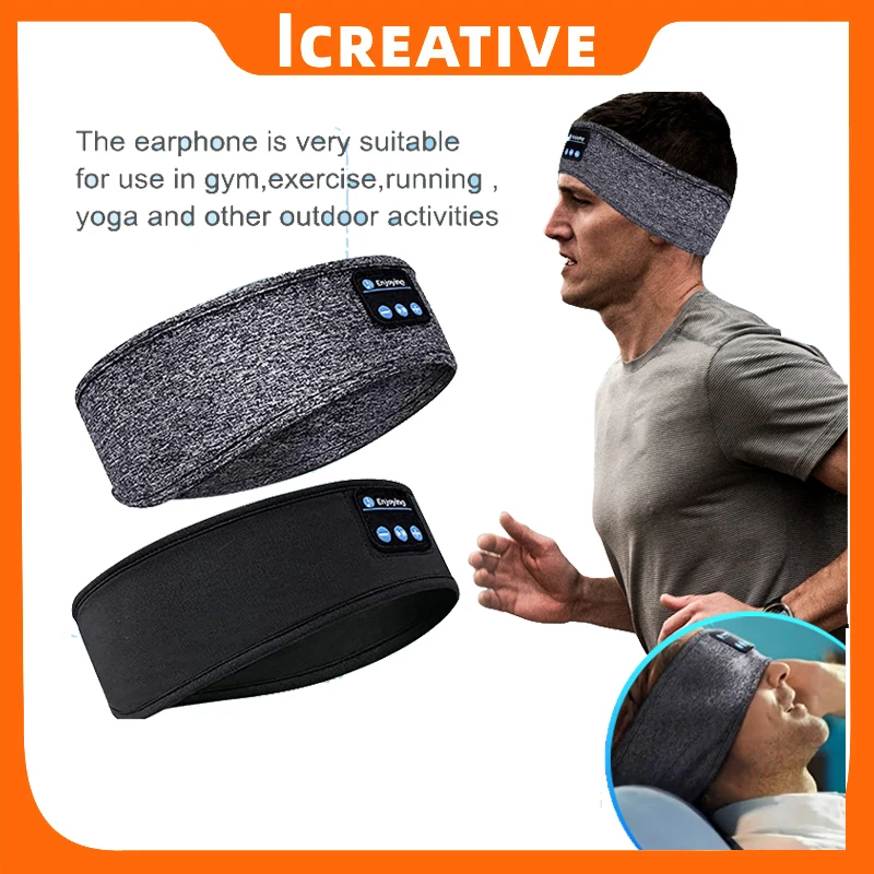 Sleeping Headphones Sports Headband Bluetooth-compatible Elastic Comfortable Wireless Music Earphones Eye Mask for Side Sleeper
Sleeping Headphones Sports Headband Bluetooth-compatible Elastic Comfortable Wireless Music Earphones Eye Mask for Side Sleeper