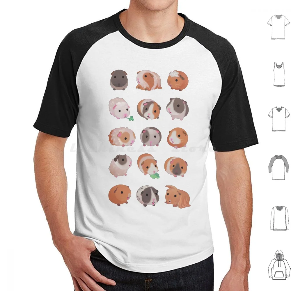

Футболка с надписью «Морская Свинка» для мужчин и женщин, хлопковая Милая рубашка с принтом «сделай сам» для домашних животных, грызунов, пи...