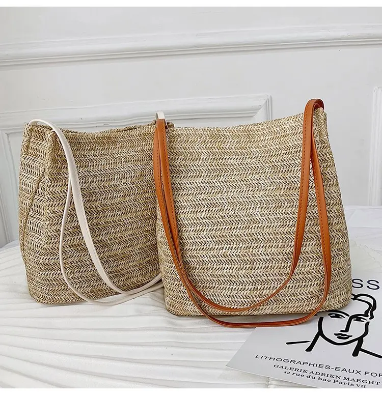 2022 New Handmade Straw Bag Women Handbag Beach Bags Wicker Summer Tote Bags Ladies Woven Shopping Shoulder Bags beach bag
2022 New Handmade Straw Bag Women Handbag Beach Bags Wicker Summer Tote Bags Ladies Woven Shopping Shoulder Bags beach bag