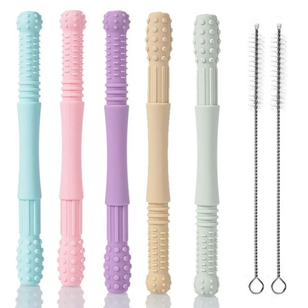 Newborn Hollow Tube Teether Toy Infants Soother Nursing BPA Free Infant Teeth Sensory Chew Molar Stick Avoid Eat Finger Toy
Newborn Hollow Tube Teether Toy Infants Soother Nursing BPA Free Infant Teeth Sensory Chew Molar Stick Avoid Eat Finger Toy