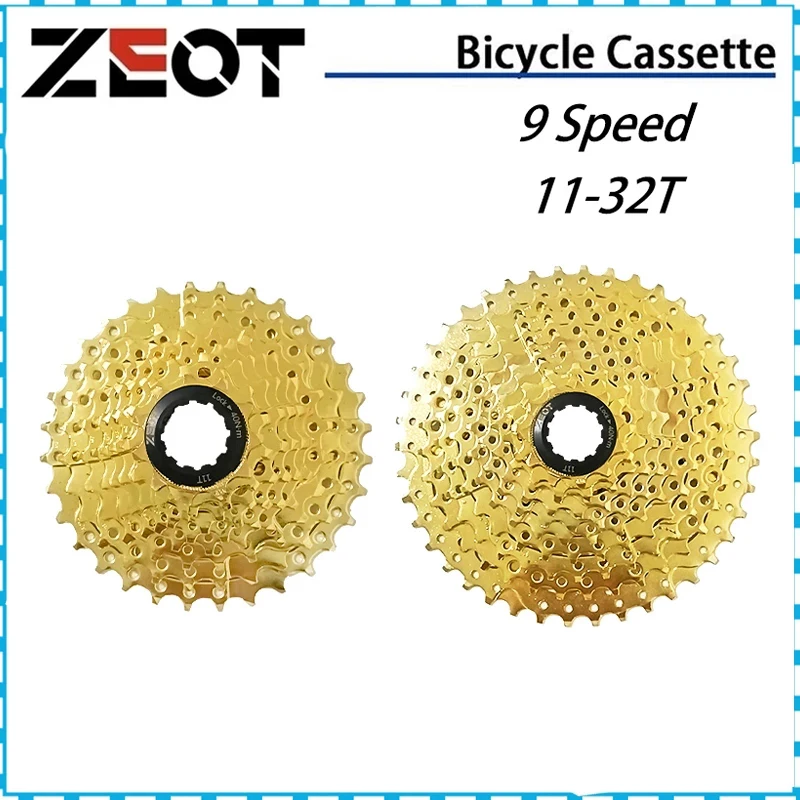 ZEOT Road Bike 9 Speed Gold Cassetee Velocidade 11-32T Bicycle Cassette Freewheel MTB Sprocket for SHIMANO SRAM
ZEOT Road Bike 9 Speed Gold Cassetee Velocidade 11-32T Bicycle Cassette Freewheel MTB Sprocket for SHIMANO SRAM