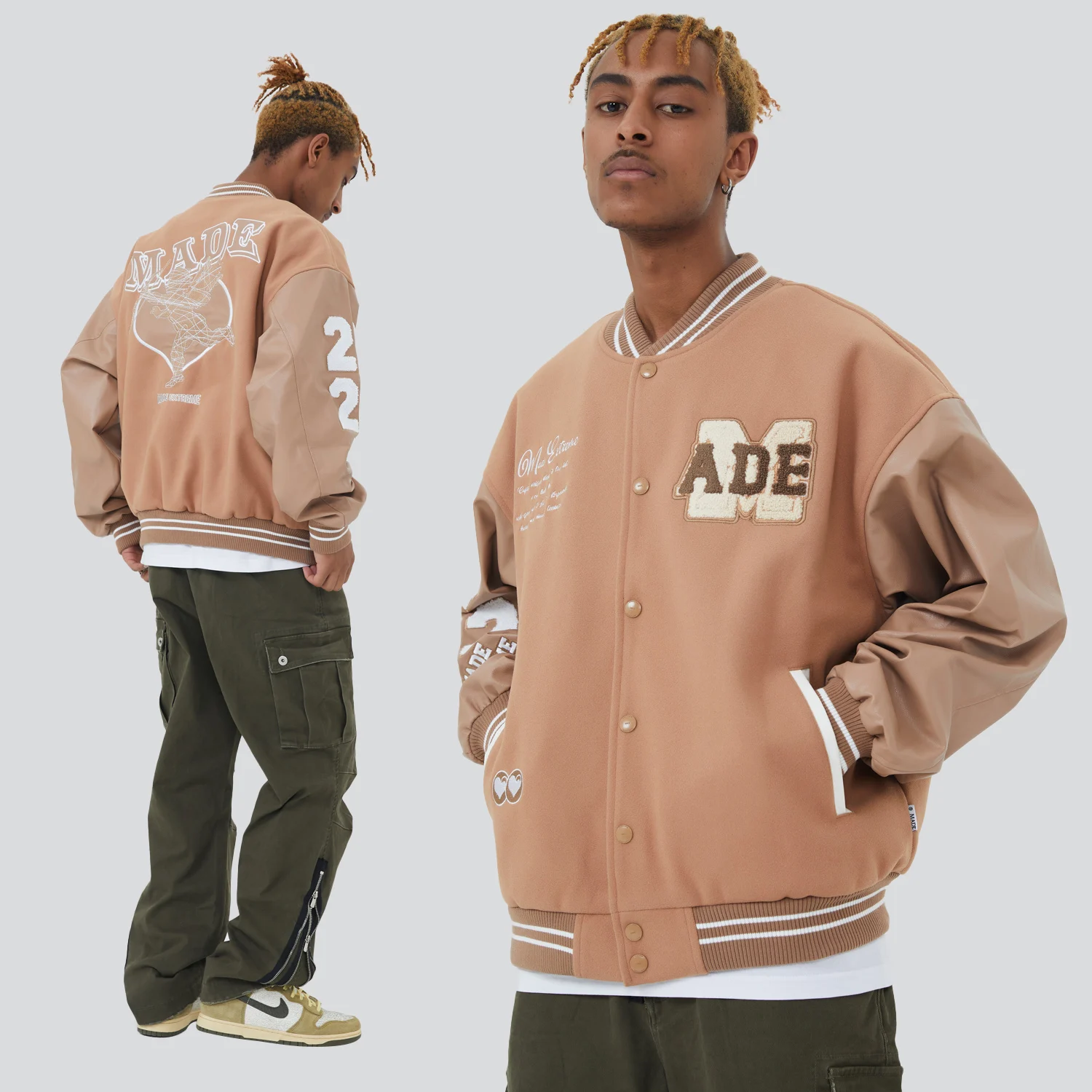 Arbitmatch 2022 Autumn And Winter bomber jacket men patchwork varsity jacket men clothing motorcycle jacket
Arbitmatch 2022 Autumn And Winter bomber jacket men patchwork varsity jacket men clothing motorcycle jacket