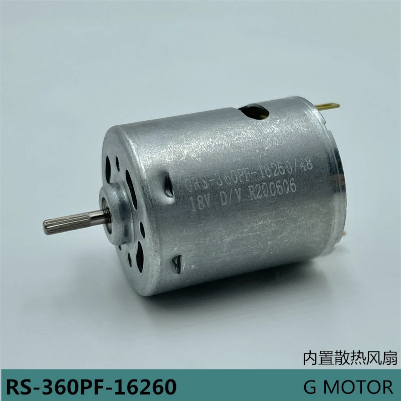 RS-360SH-16260 Mini 28mm Round Motor DC 6V 12V 18V 9700RPM Knurled shaft Micro Carbon Brush Electric Motor DIY Hobby Toy Model
RS-360SH-16260 Mini 28mm Round Motor DC 6V 12V 18V 9700RPM Knurled shaft Micro Carbon Brush Electric Motor DIY Hobby Toy Model