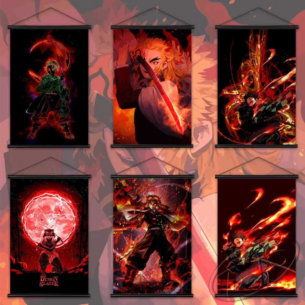 Плакат на холсте с изображением рассекающего демонов аниме настенное искусство ренгоку синьцзюру живопись роспись картины для гостиной декоративные подвесные свитки
Плакат на холсте с изображением рассекающего демонов аниме настенное искусство ренгоку синьцзюру живопись роспись картины для гостиной декоративные подвесные свитки